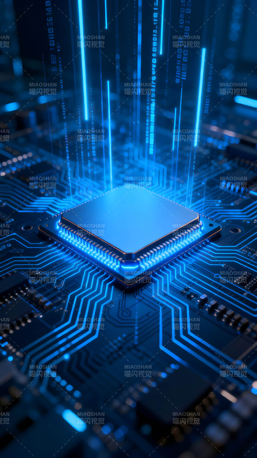芯片科技未来感设计图片