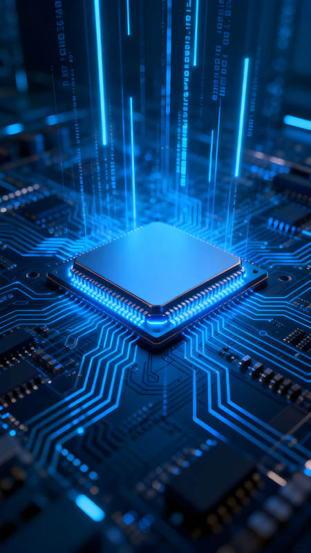 芯片科技未来感设计图片
