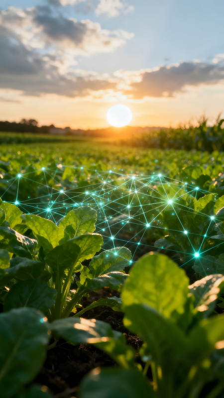 田野日出数字农业连接图片