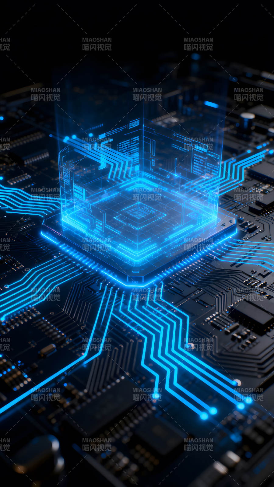 芯片科技未来感图片