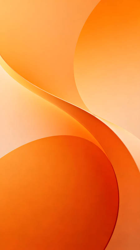 橙色抽象几何形状设计图片