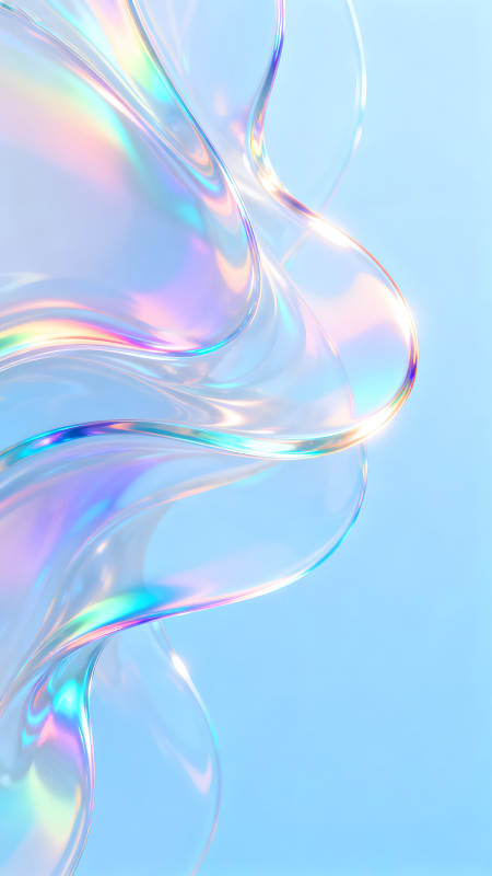 透明流线型抽象艺术美图片