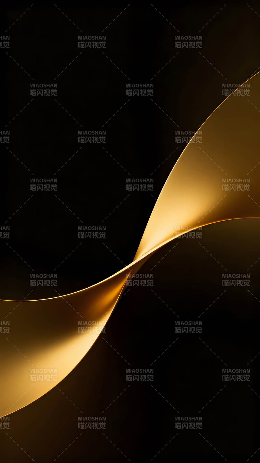 金纸弯曲抽象设计图片