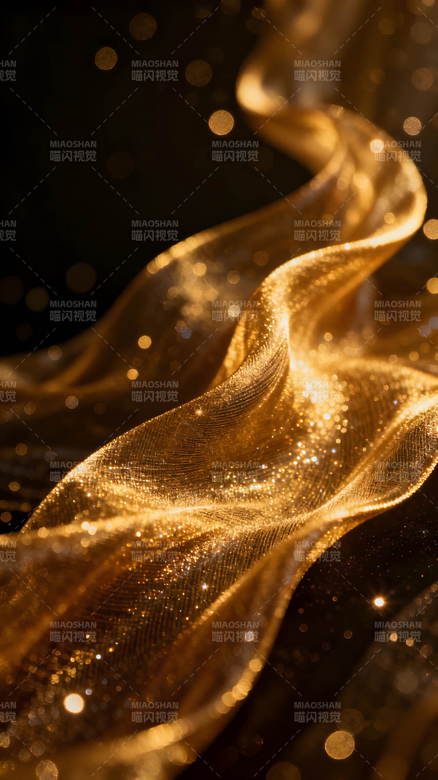 金光闪闪丝绸舞动图片