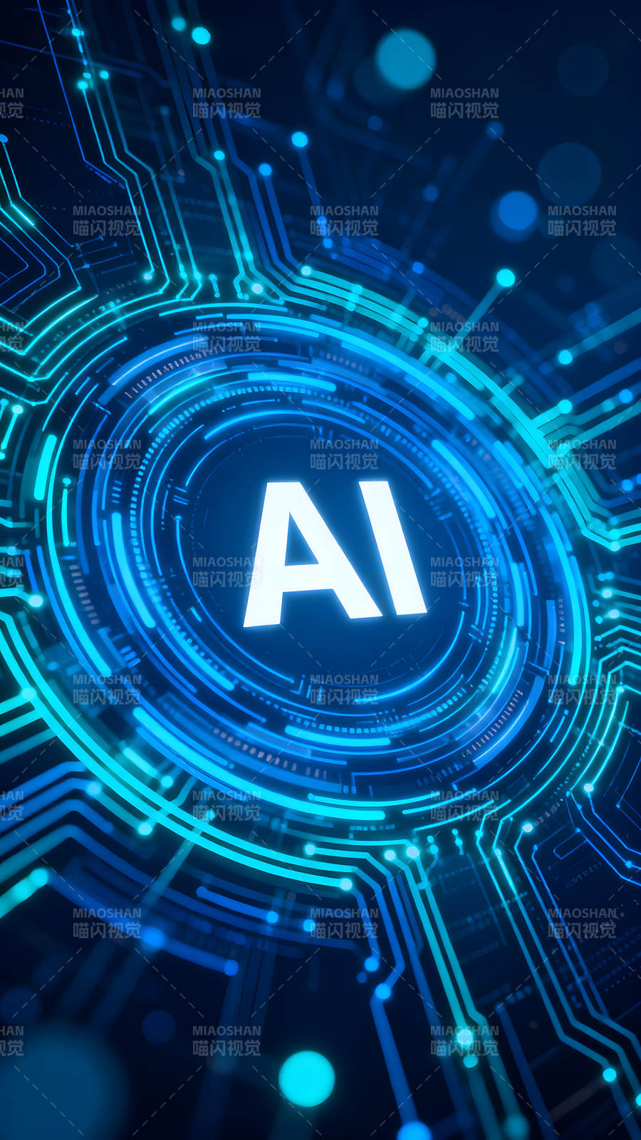 AI智能科技未来感图像图片