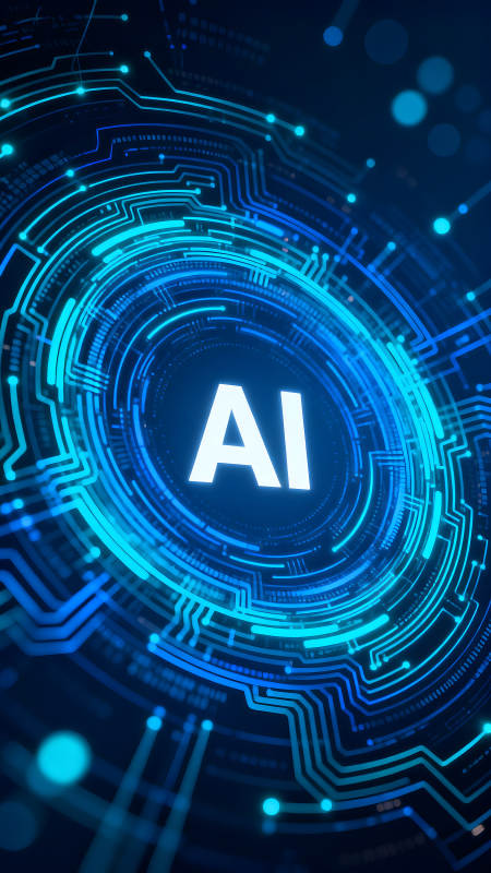 AI智能科技电路图图片