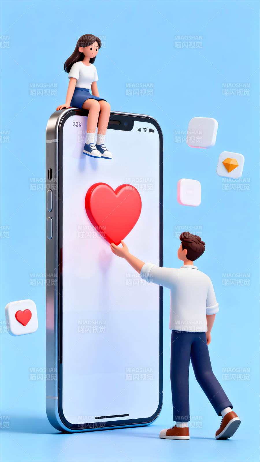 手机互动与社交的艺术图片