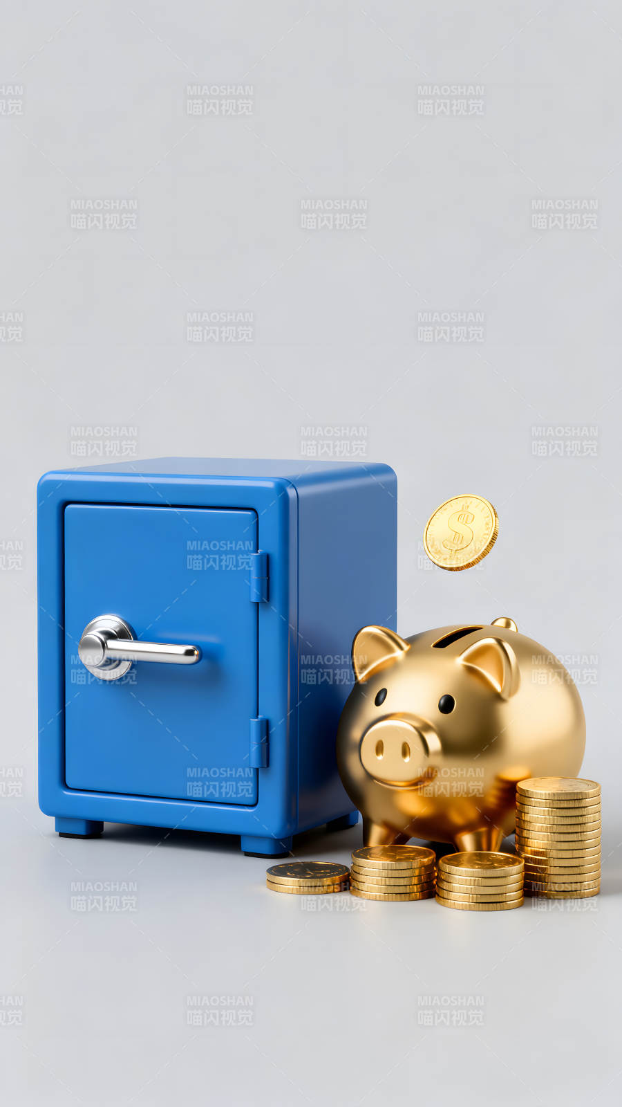 储蓄与安全概念展示图片