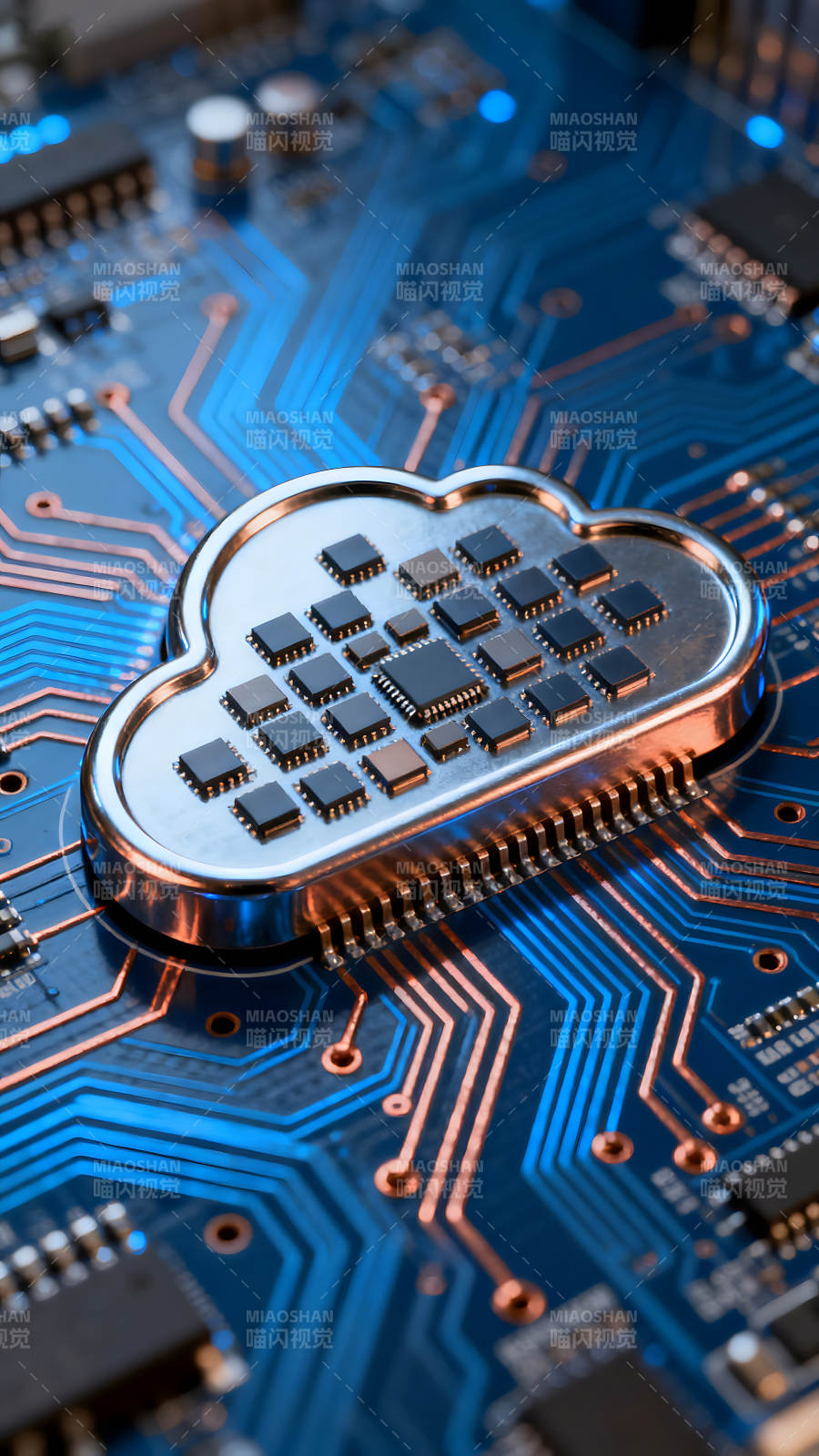 云存储电路板设计图片