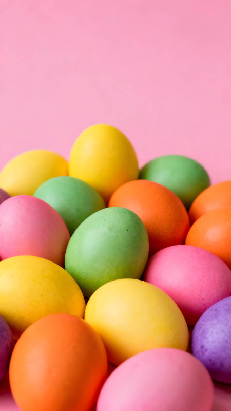 彩色复活节彩蛋背景图片