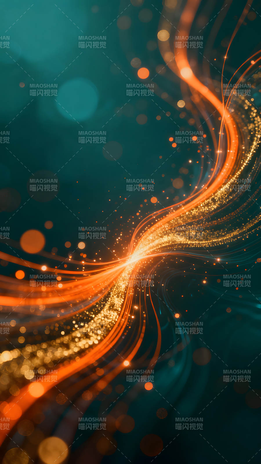 光线交织的美丽抽象艺术图片