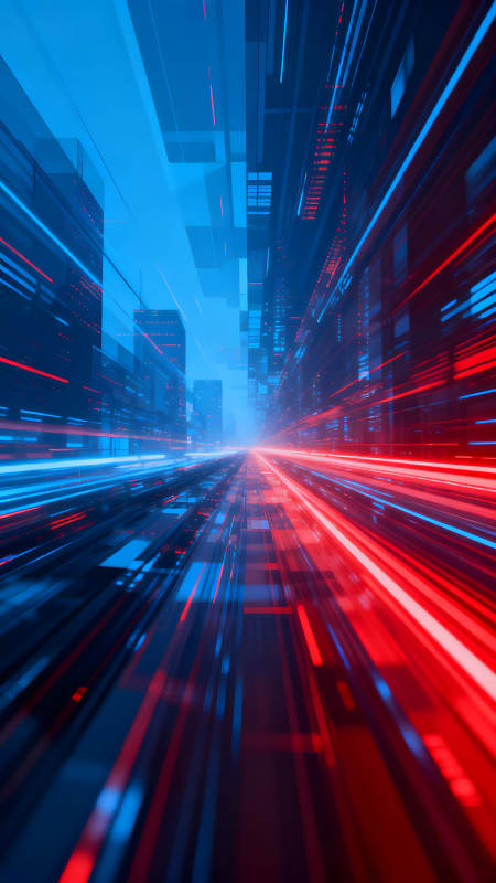 未来城市科技感光影图片