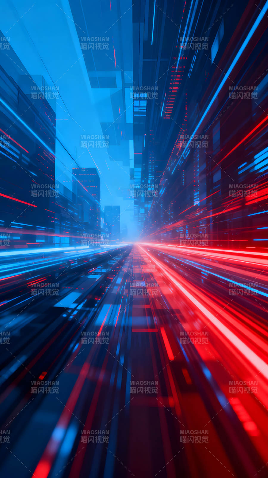 未来城市科技感光影图片