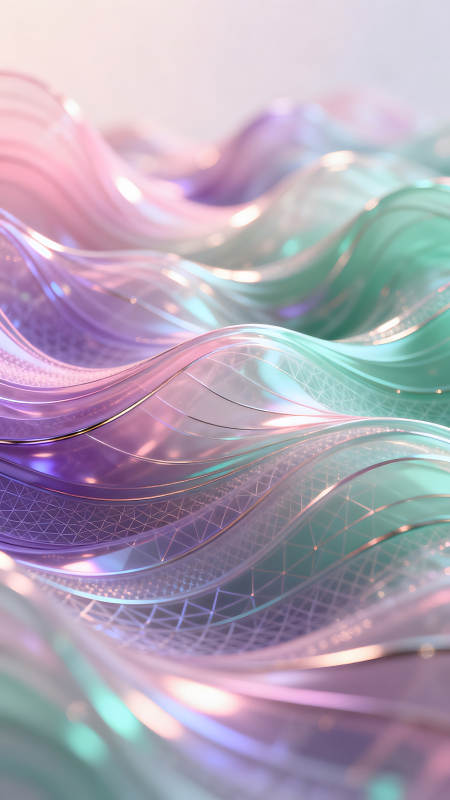 梦幻水波纹理光影交织图片