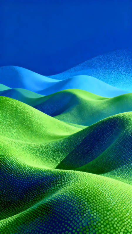 绿草如茵蓝天白云图片