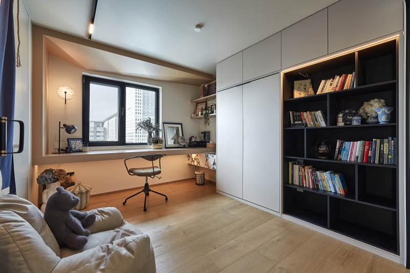 现代简约书房客厅图片