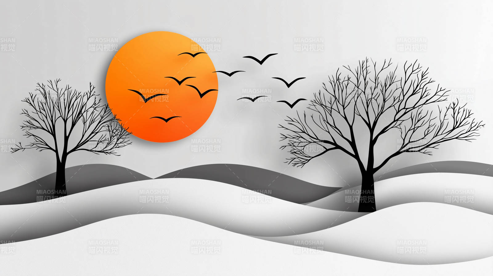 冬季暖阳下的静谧图片