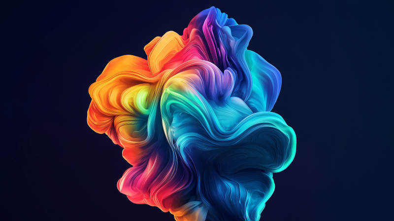 梦幻般的色彩奇观图片