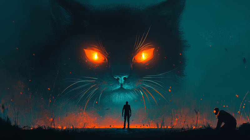 巨型黑猫都市奇遇图片