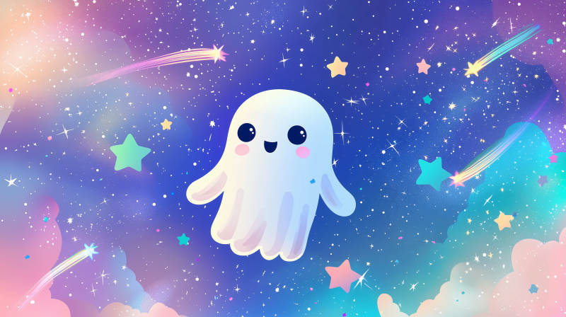 可爱幽灵星际漫游图片