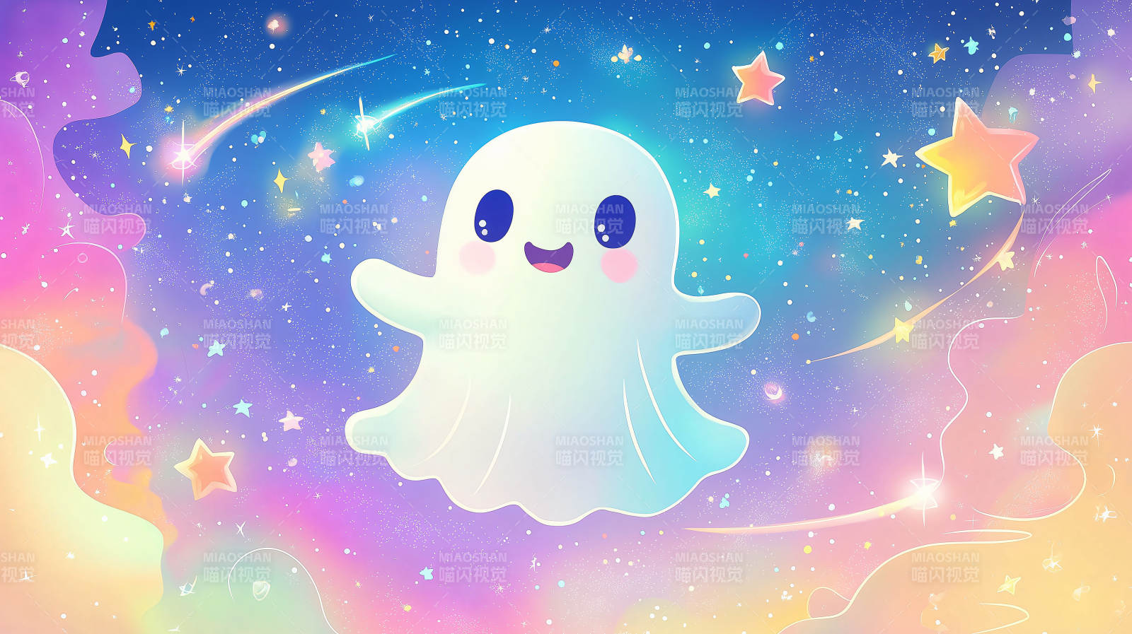 可爱幽灵星际漫游图片