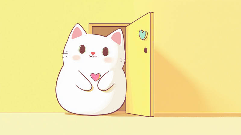 萌宠猫咪探出头图片