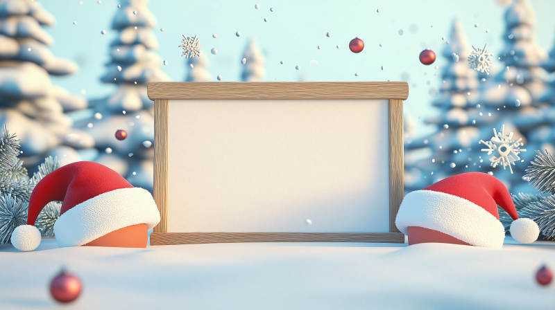 圣诞节贺卡设计元素图片