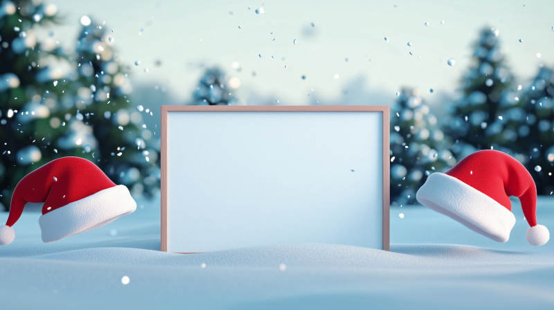 圣诞节贺卡设计元素图片