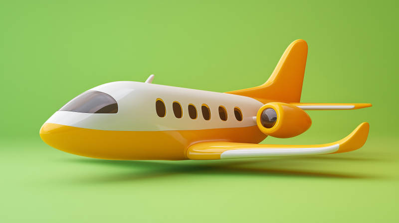 卡通飞机模型图片