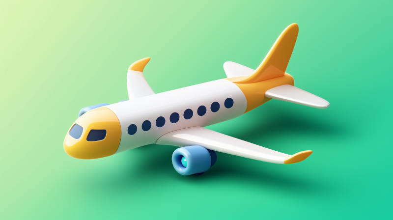 卡通飞机模型图片