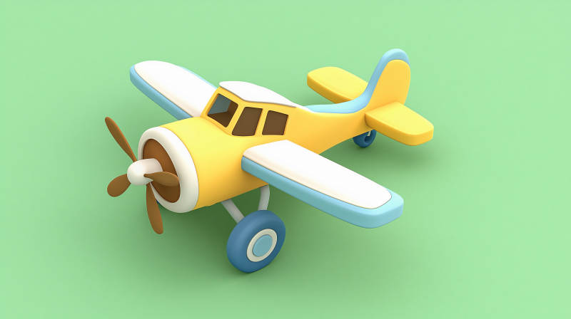 卡通飞机模型图片