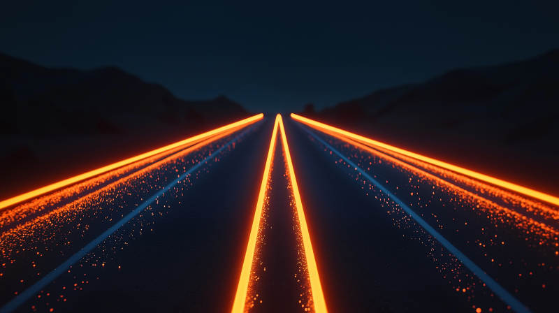 光速之路光线霓虹图片