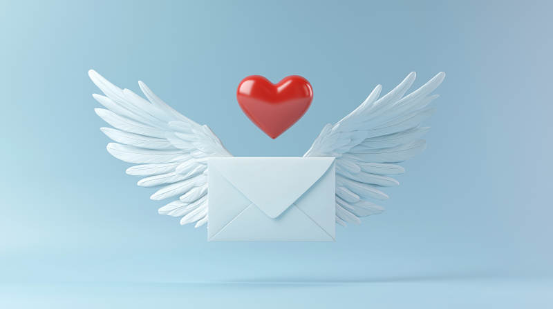 爱之羽翼心动来信图片