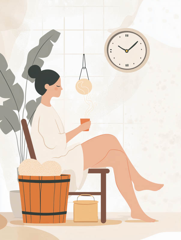 享受温泉的治愈之旅图片