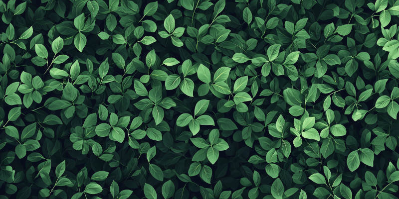 静谧蓝绿叶背景图图片