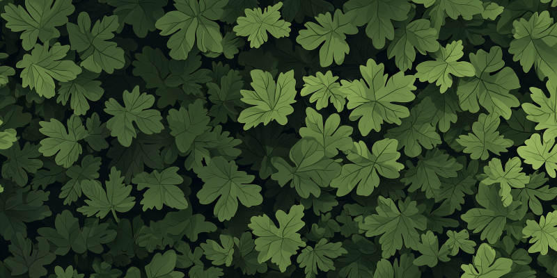 静谧蓝绿叶背景图图片