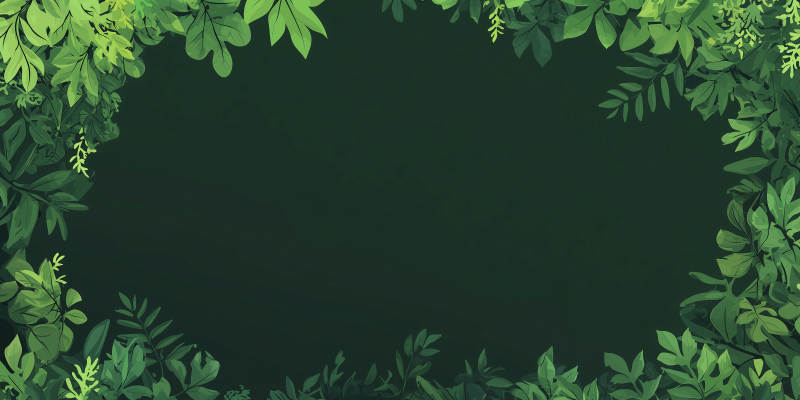 静谧蓝绿叶背景图图片