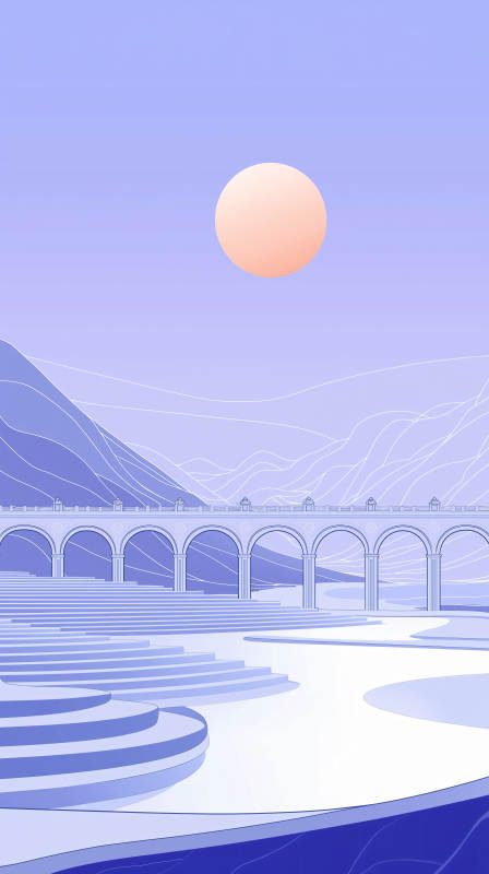 冬夜雪桥冰雪奇缘图片