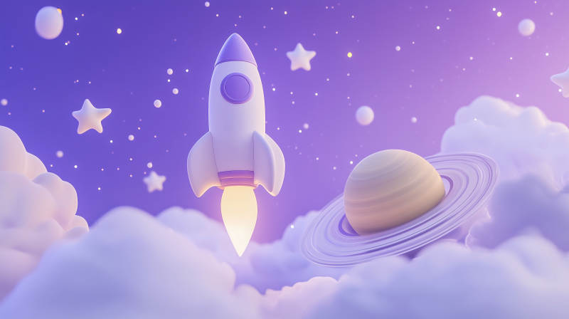 梦幻宇宙火箭之旅图片