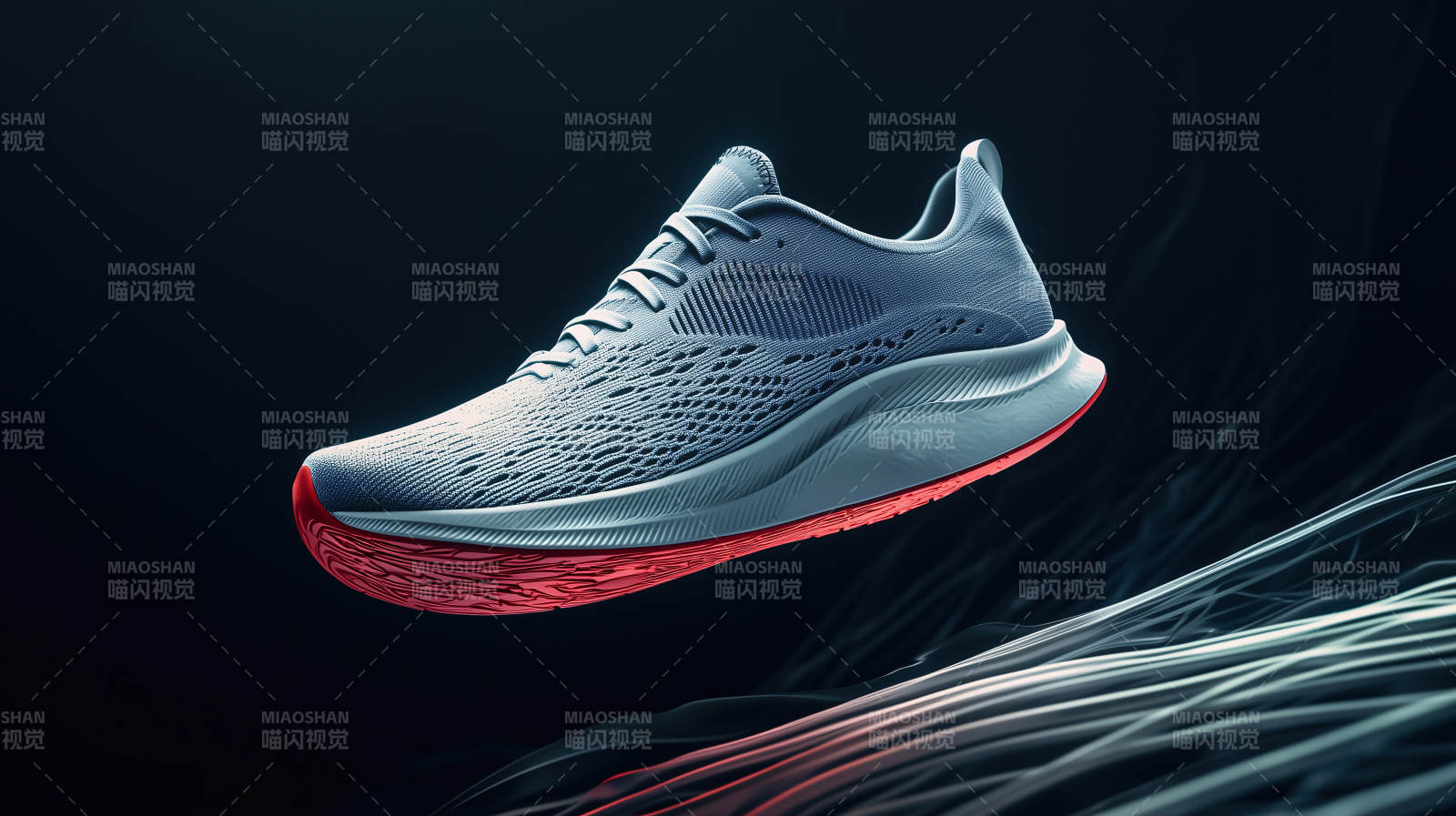 透气轻便运动鞋图片