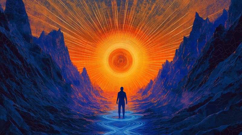 通往光明的道路图片