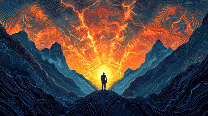 通往光明的道路图片