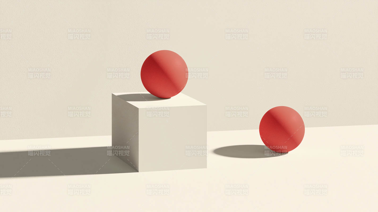 几何形体光影图片