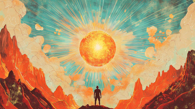 通往光明的道路图片