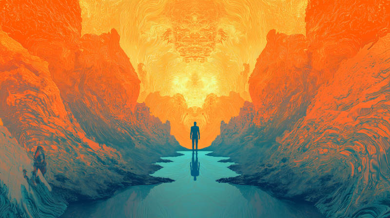 通往光明的道路图片