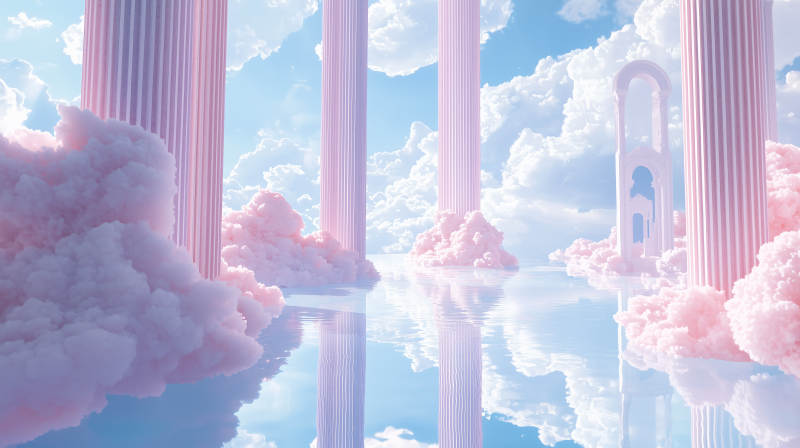 梦幻云海仙境图片