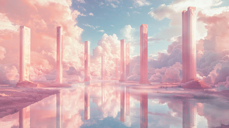 梦幻云海仙境图片