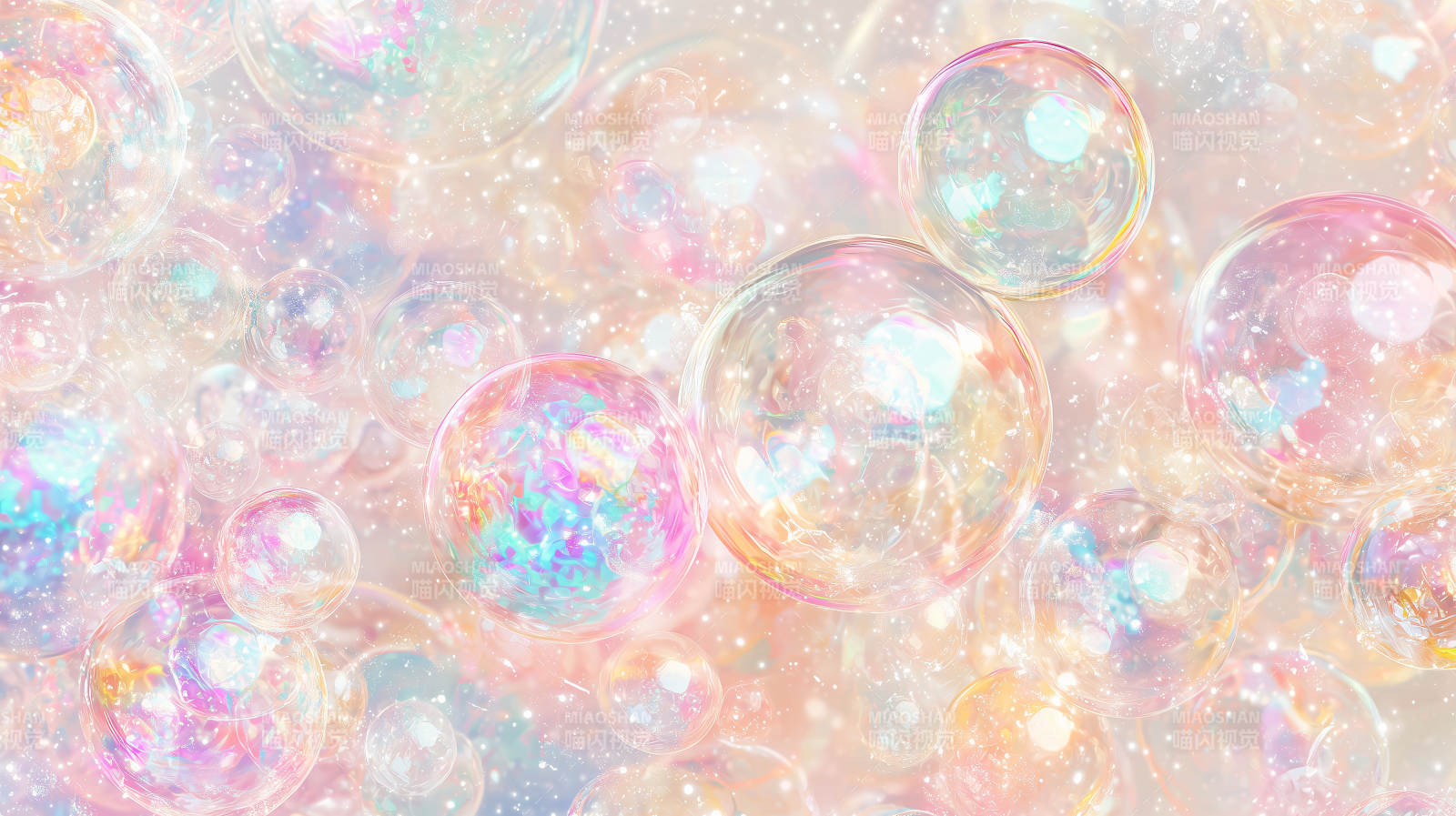 梦幻泡泡背景图图片