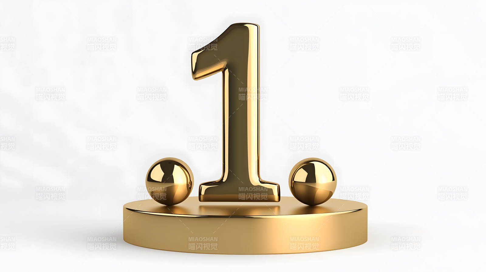 金色数字一的荣耀图片