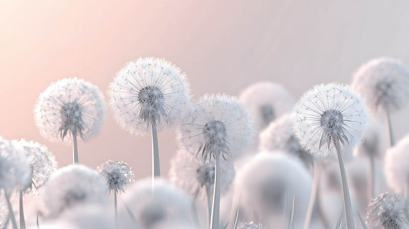 蒲公英的轻盈絮语图片